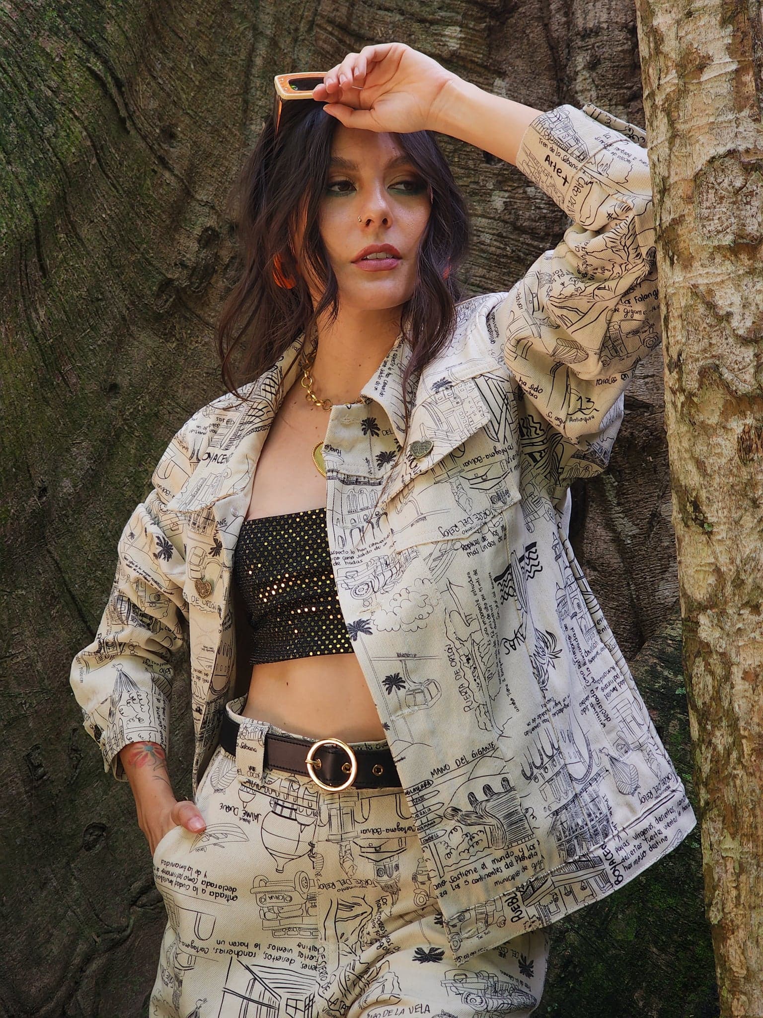 Chaqueta Denim Sitios Turísticos - imagen 1