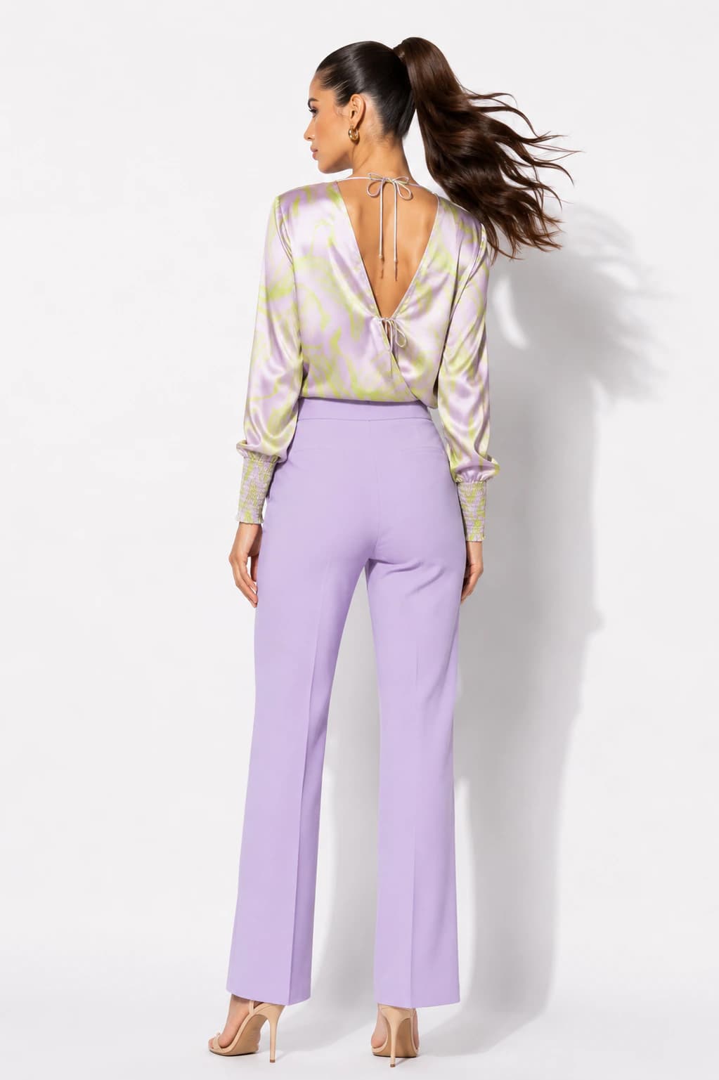 Blusa Shadow Plumas Lila - imagen 2