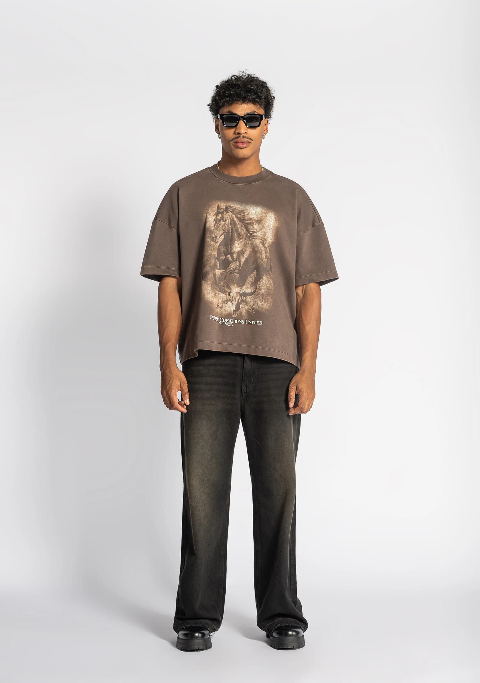 Before The West brown t-shirt - imagen 4