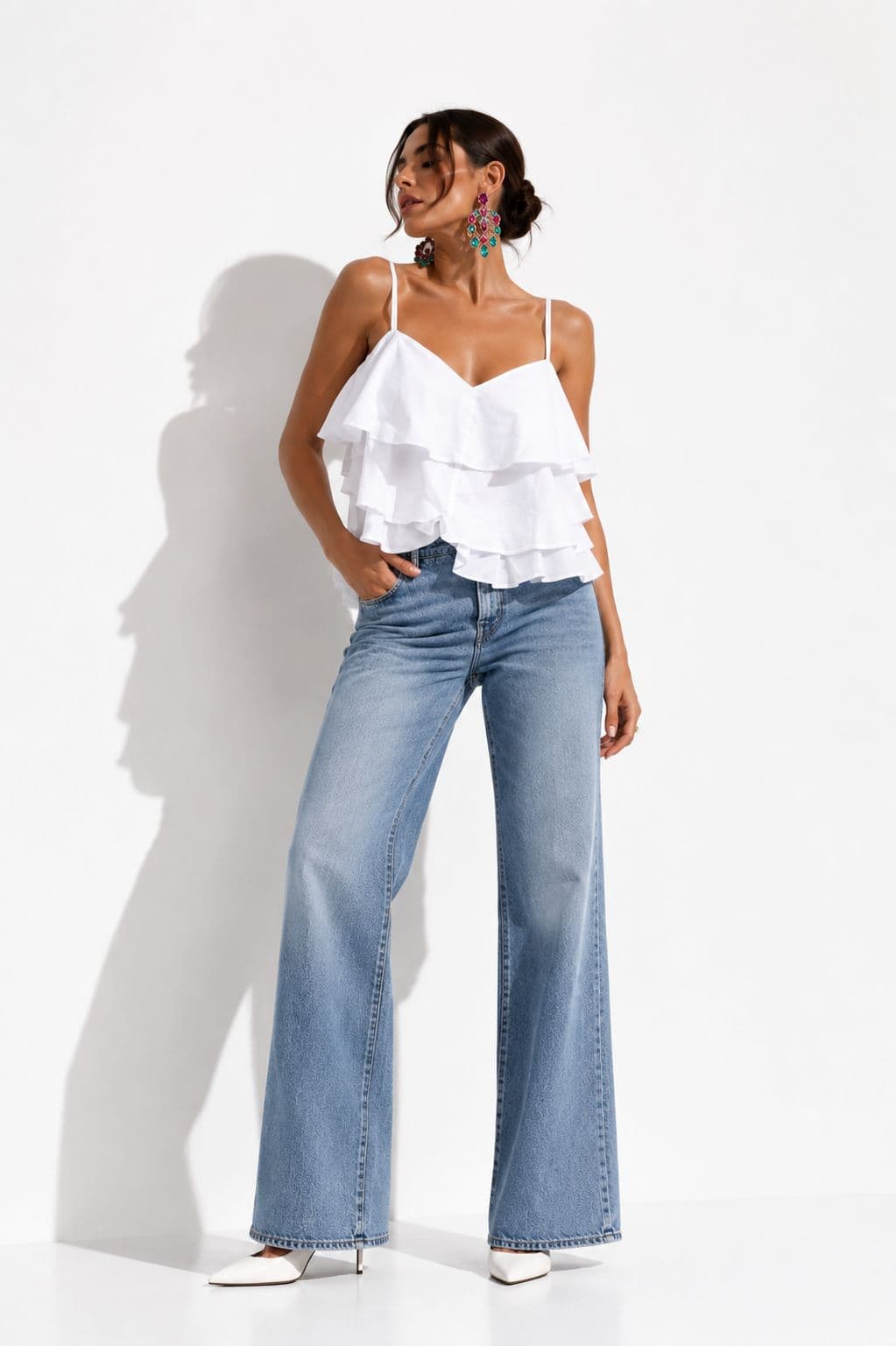 Blusa Salonica Blanca - imagen 3