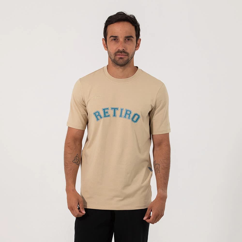 CAMISETA LIFESTYLE MANGA CORTA RETIRO 2025 PARA HOMBRE - imagen 1
