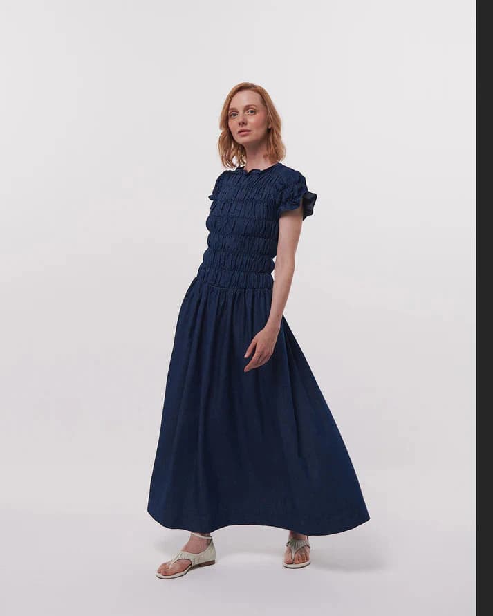 VESTIDO ATENAS NAVY - imagen 4
