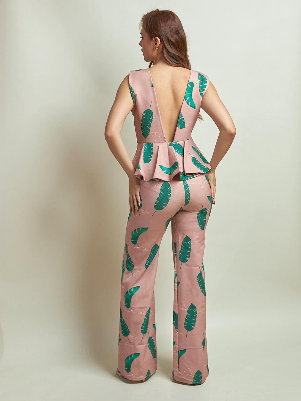 Enterizo Suspiro Delfines Rosado Estampado - imagen 4