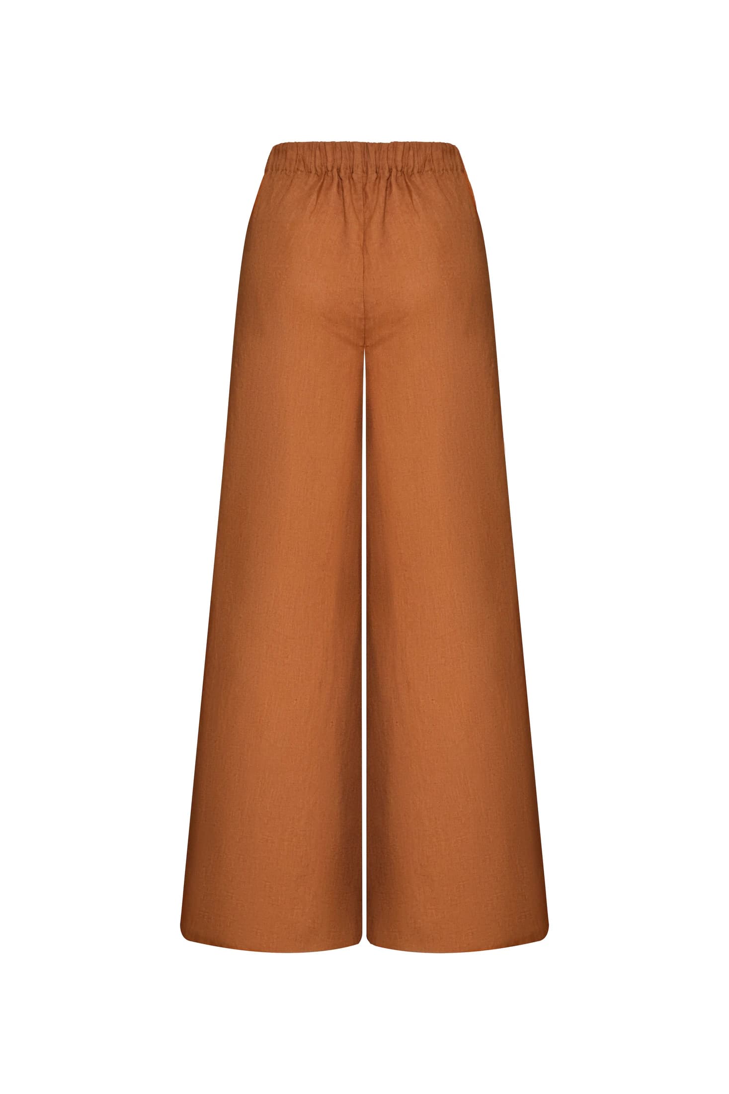 San Antonio Linen Pants / Brown & Ivory - imagen 3