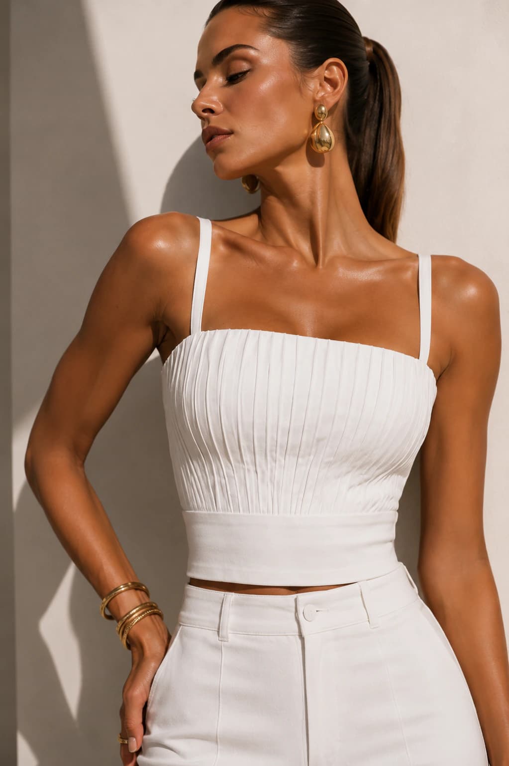 Top Solterita Blanco - imagen 3
