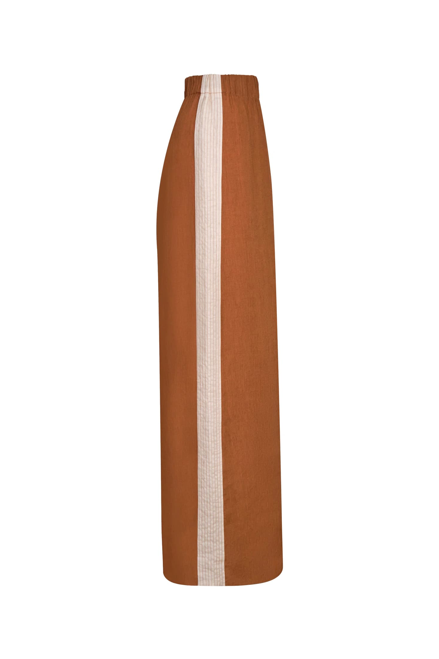 San Antonio Linen Pants / Brown & Ivory - imagen 4