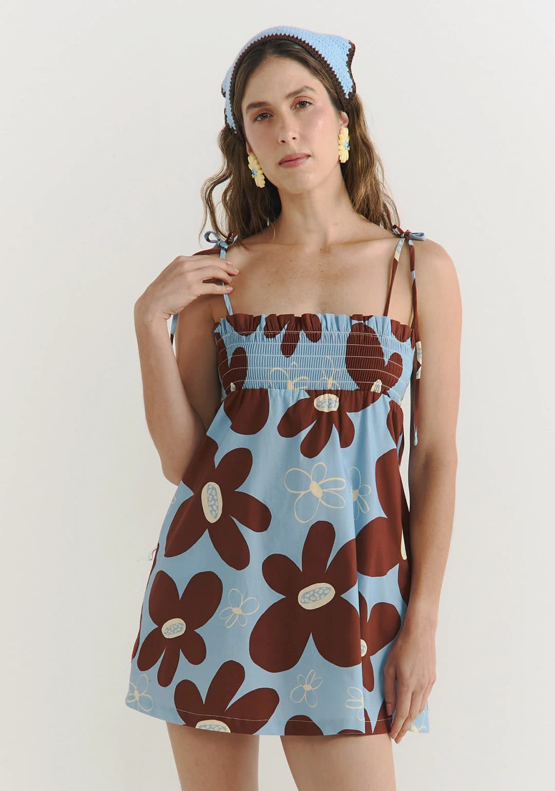 Mini Vestido Daisy Blue - imagen 1