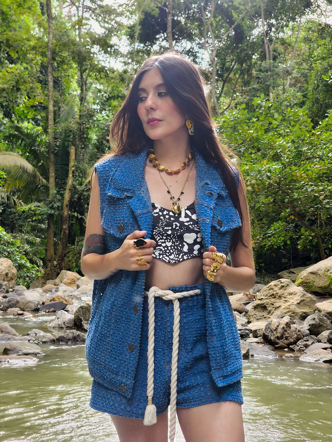 Minishort Denim Caimán - imagen 4