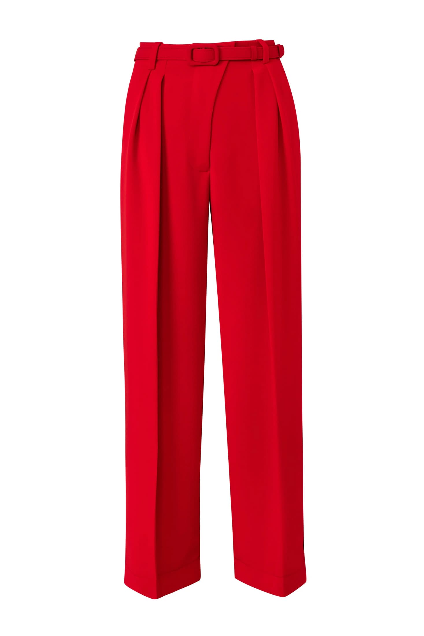 High-Rise Double-Pleated Wide-Leg Pants - imagen 3