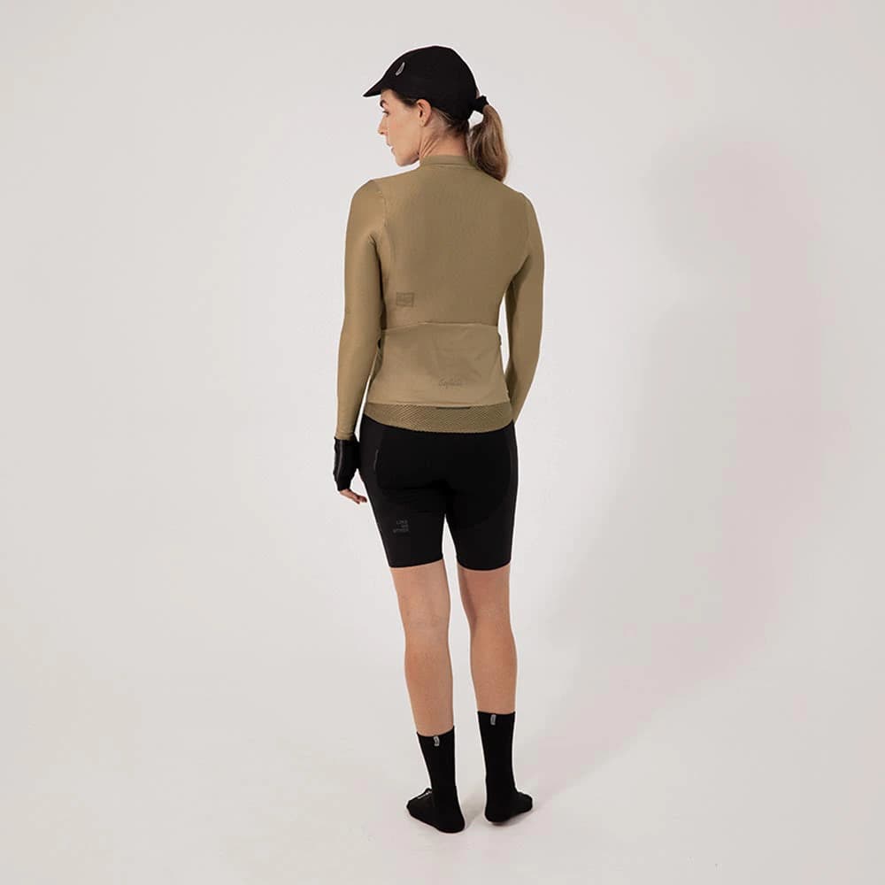 CAMISA CICLISMO MANGA LARGA ESSENTIAL GOLD PARA MUJER - imagen 2