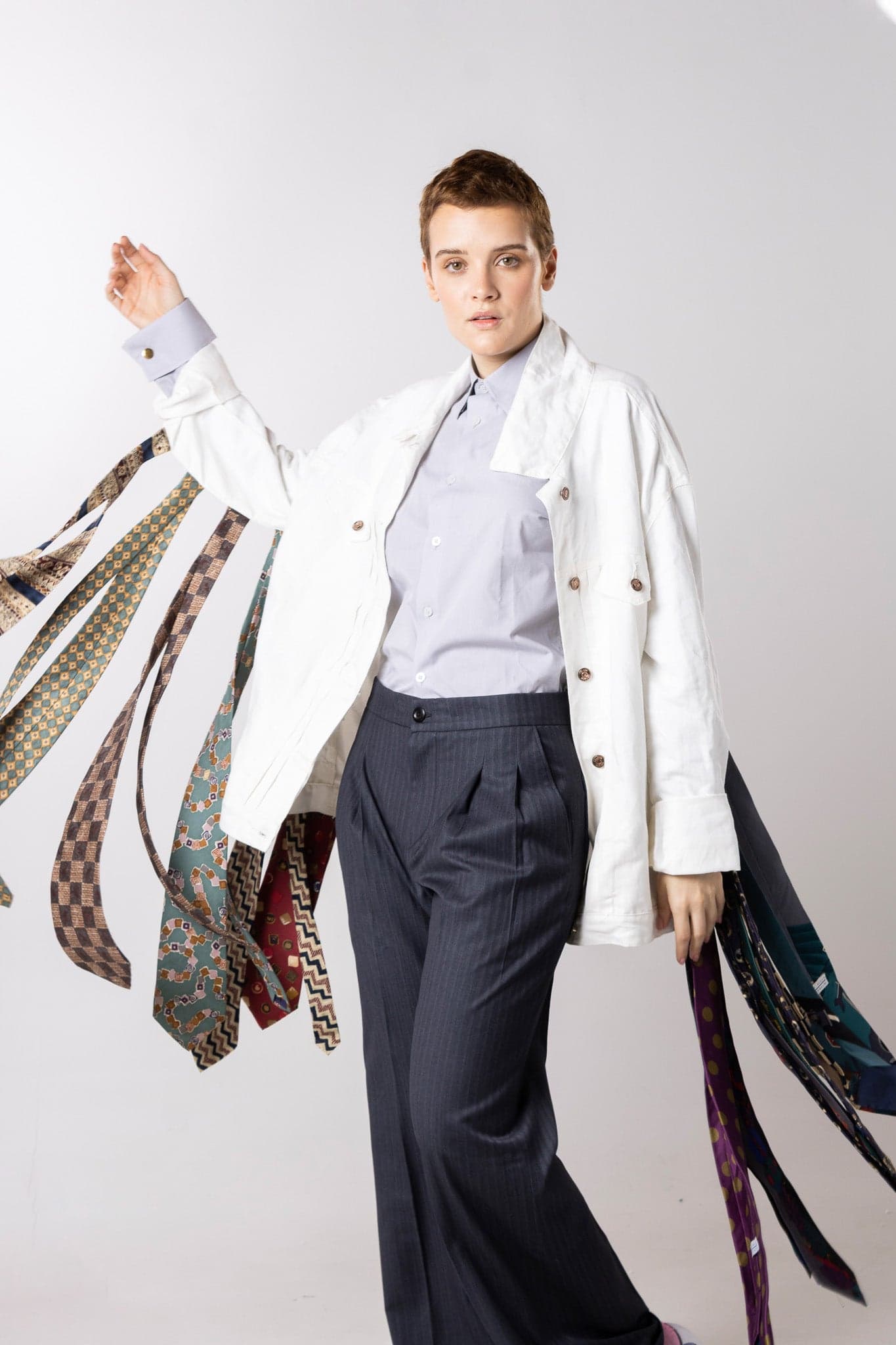 CHAQUETA DENIM TIES
