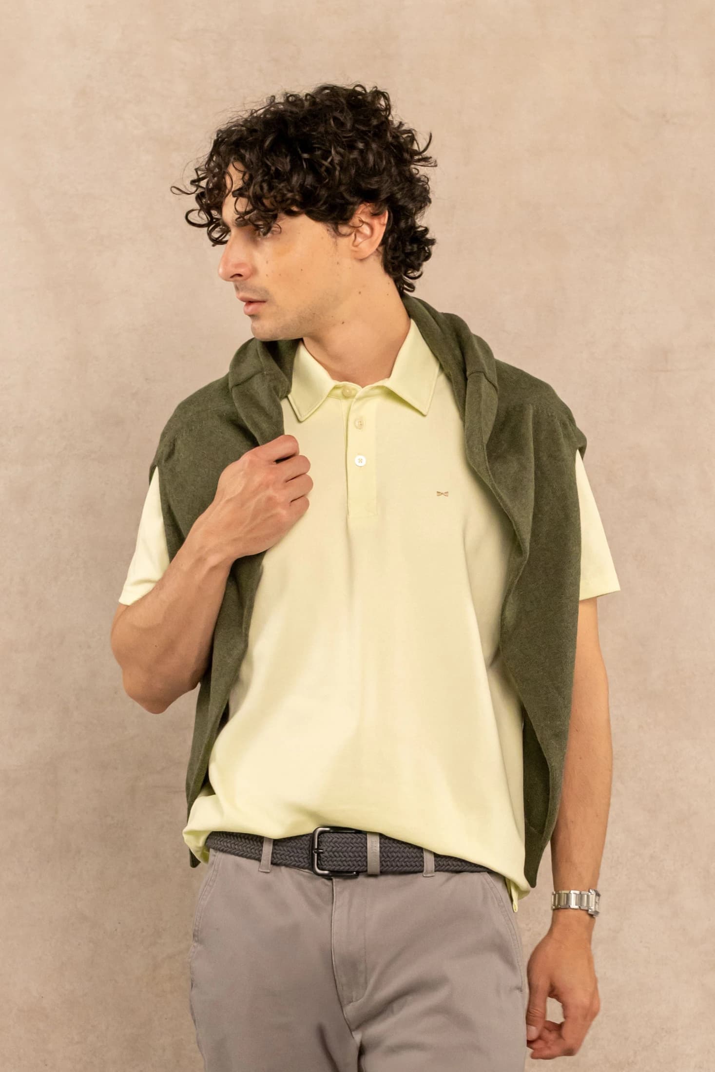 Polo Antimanchas Verde Lima
