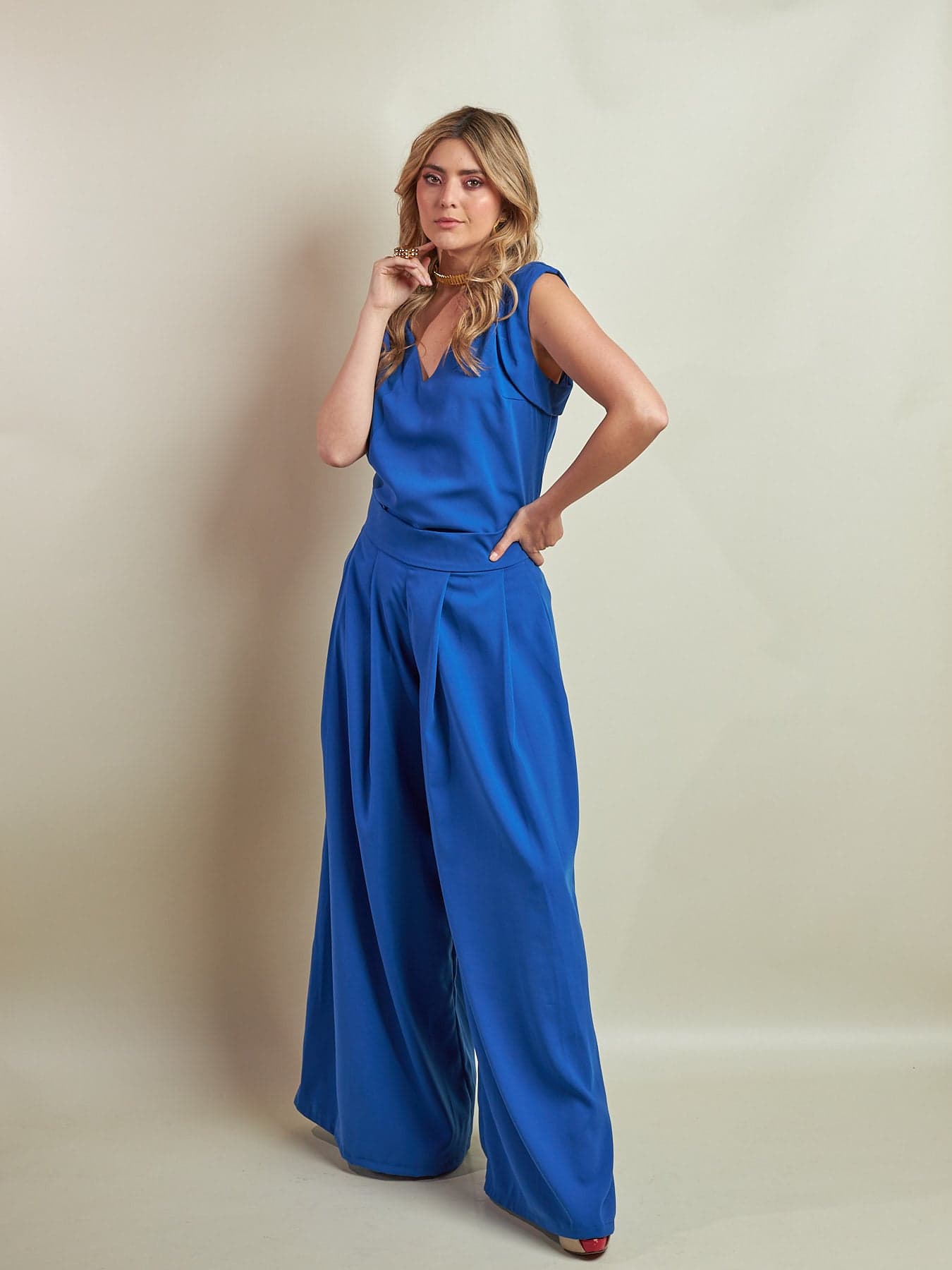 Blusa Besic Azul - imagen 2