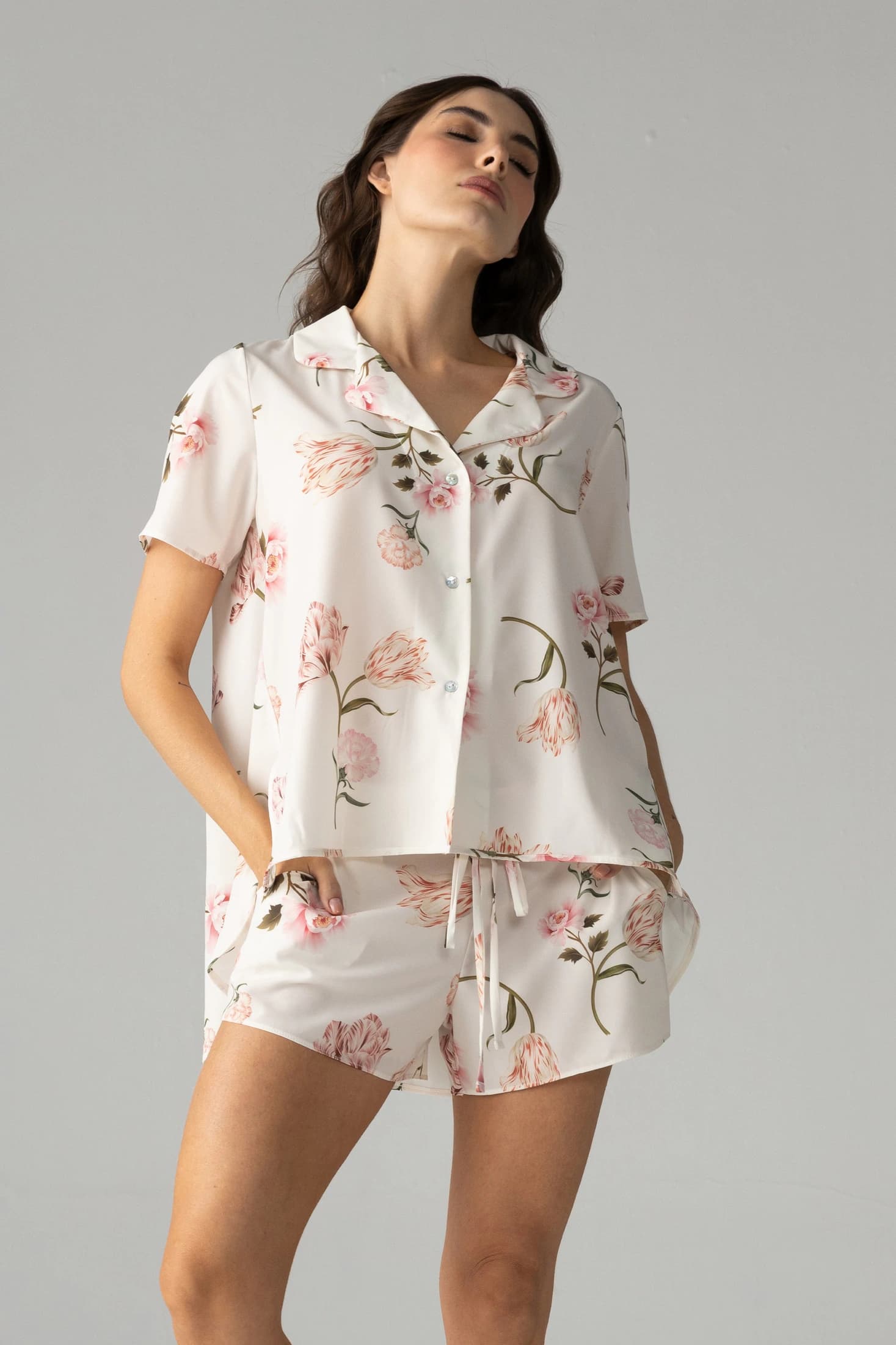 PIJAMA SHORT ELLIPSE CEREZOS ESTAMPADO - imagen 3
