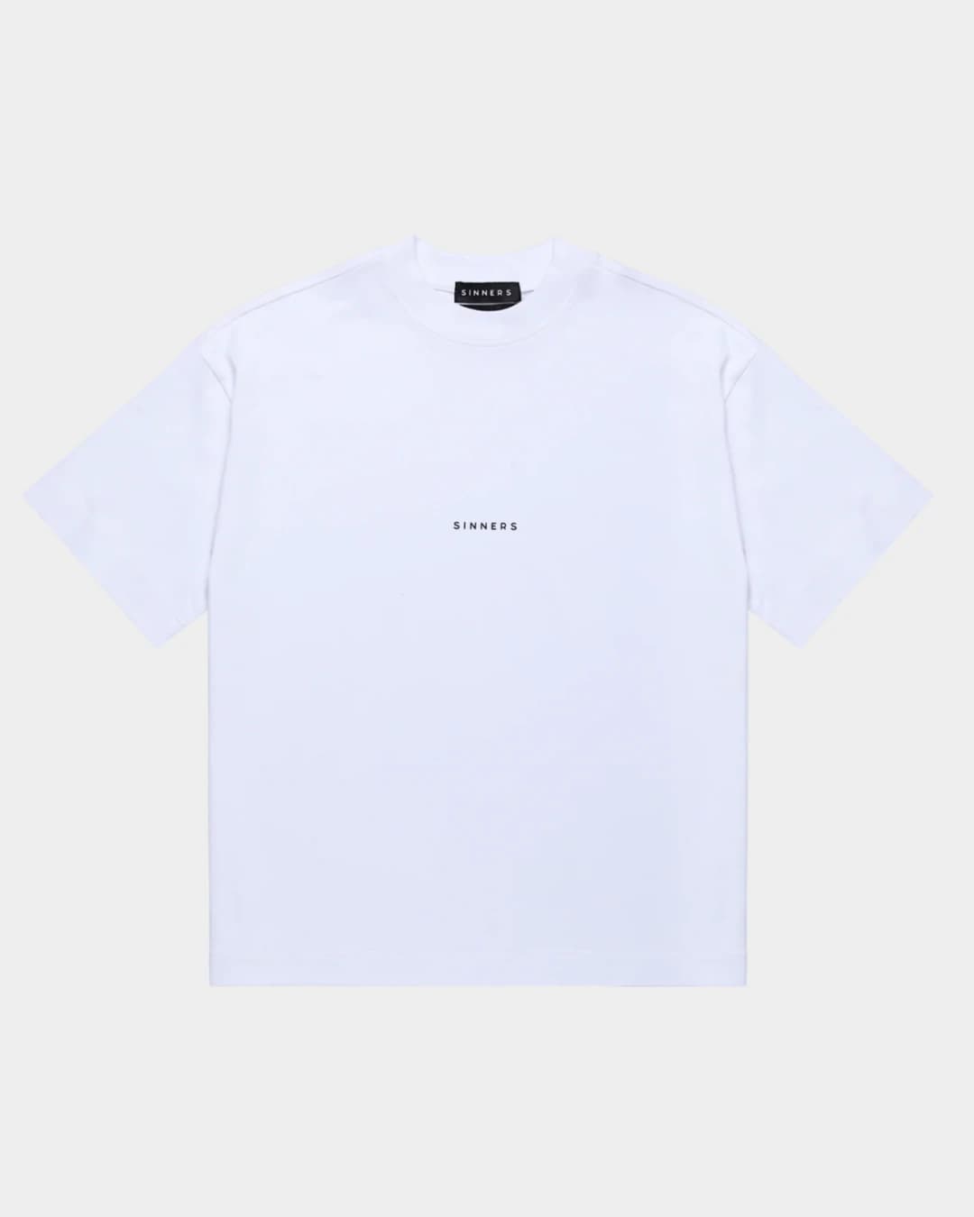 CENTER LOGO WHITE BOXY T-SHIRT - imagen 1