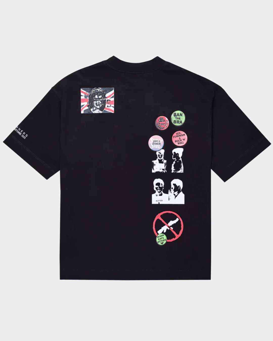 STAMPS BLACK T-SHIRT - imagen 1