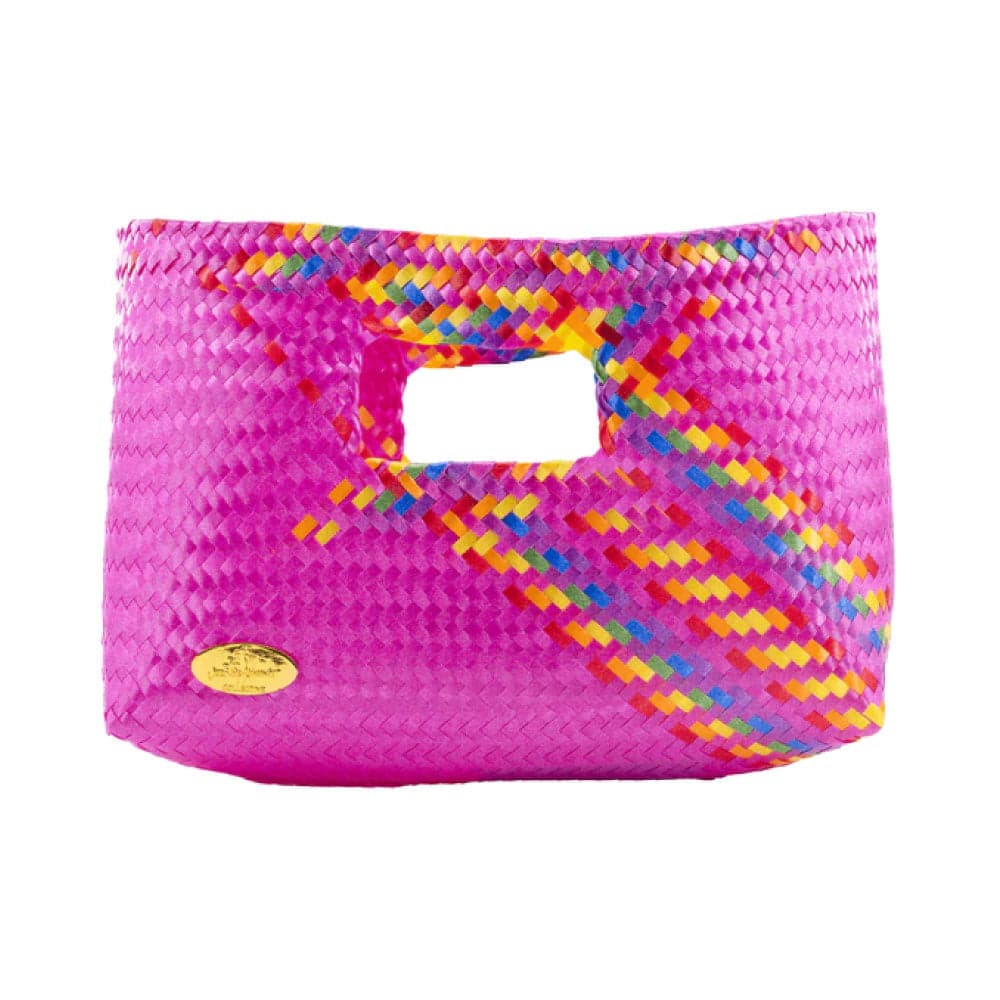 Alison Woven Clutch in Splash of Rainbow - imagen 2