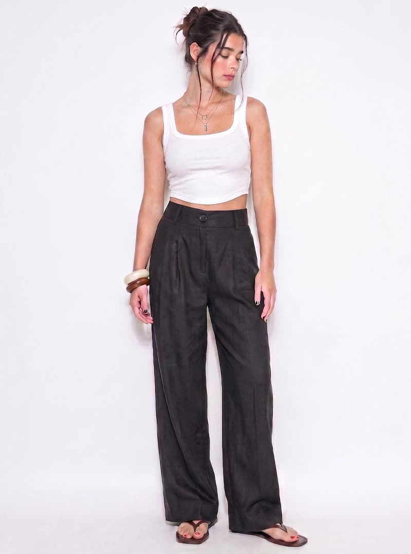 PANTALÓN CANVAS NEGRO - imagen 5