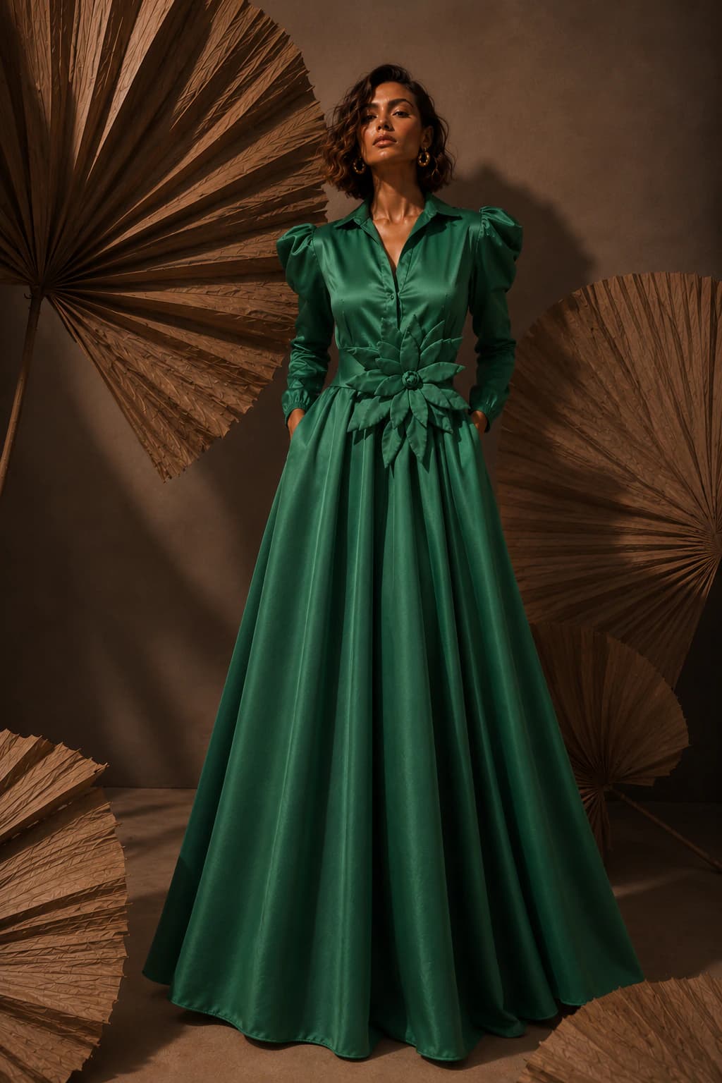 Vestido Kharolina Verde - imagen 1