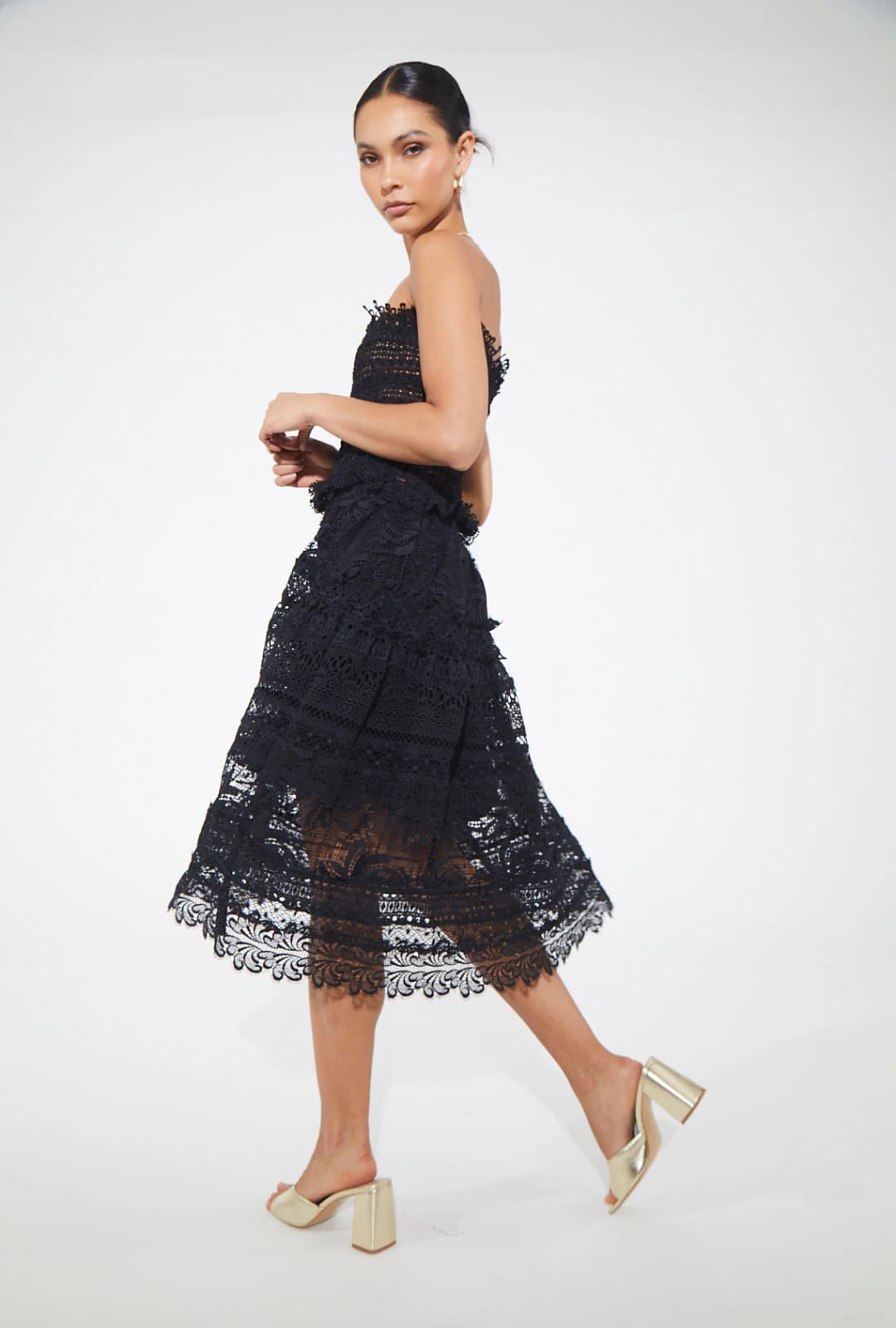 VALLARTA MIDI DRESS BLACK - imagen 2