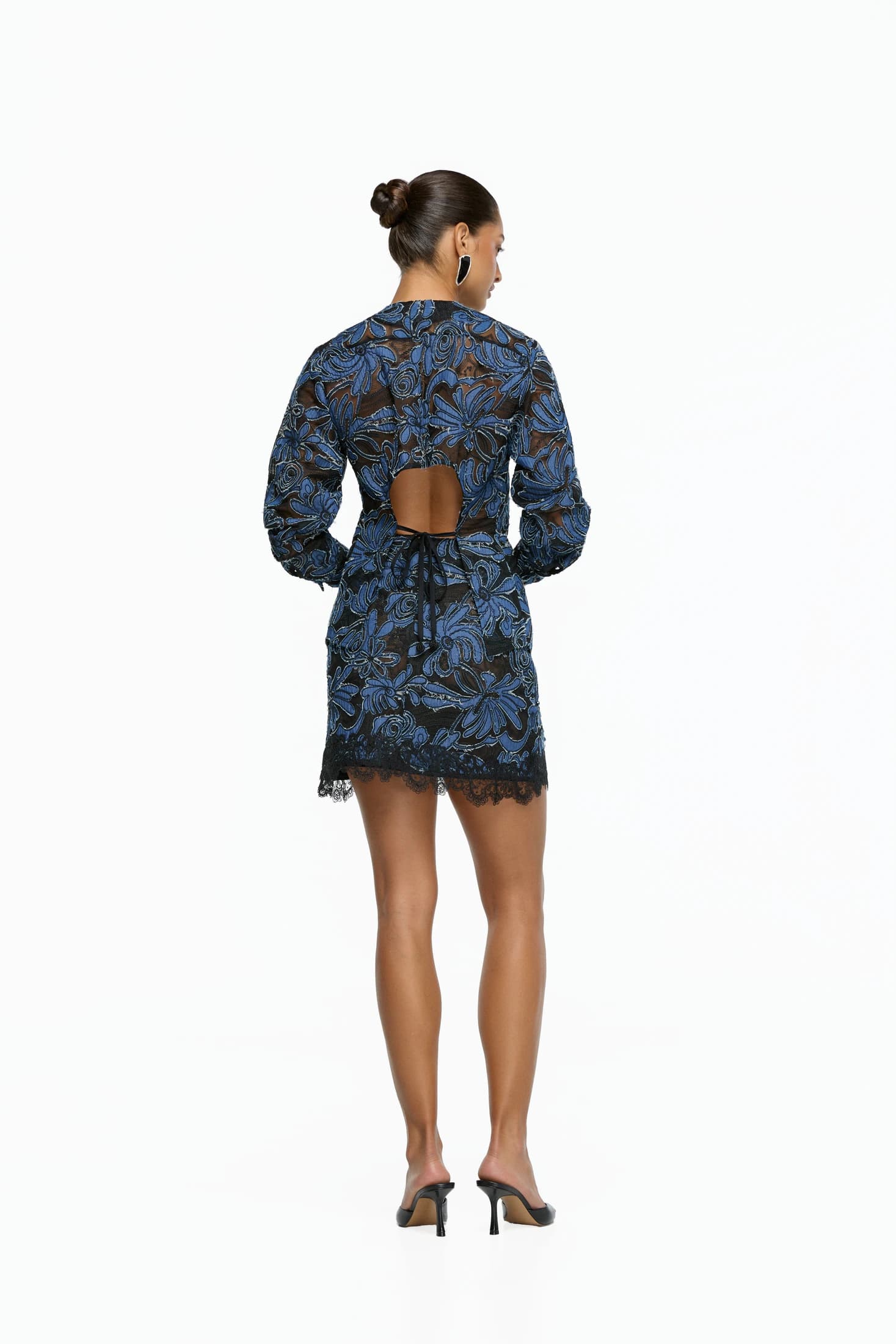 MIDNIGHT MINI SKIRT NAVY - imagen 3