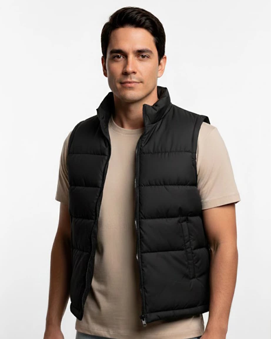 Chaleco hombre Azul Oxford