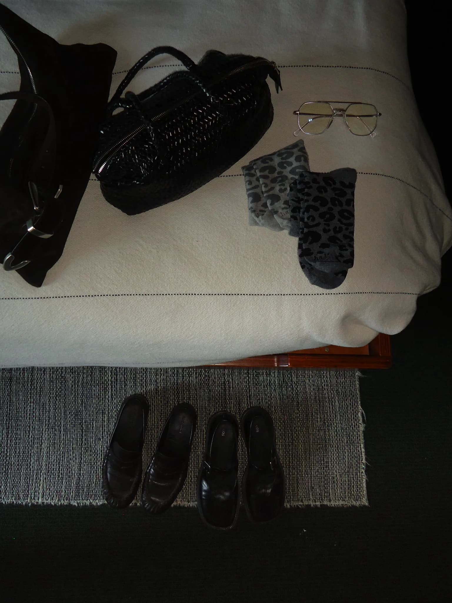 PRINT MIDI SOCKS - GRAY ON GRAY - imagen 5