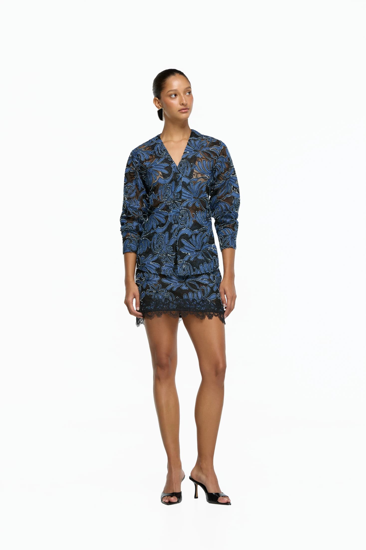 MIDNIGHT MINI SKIRT NAVY - imagen 2