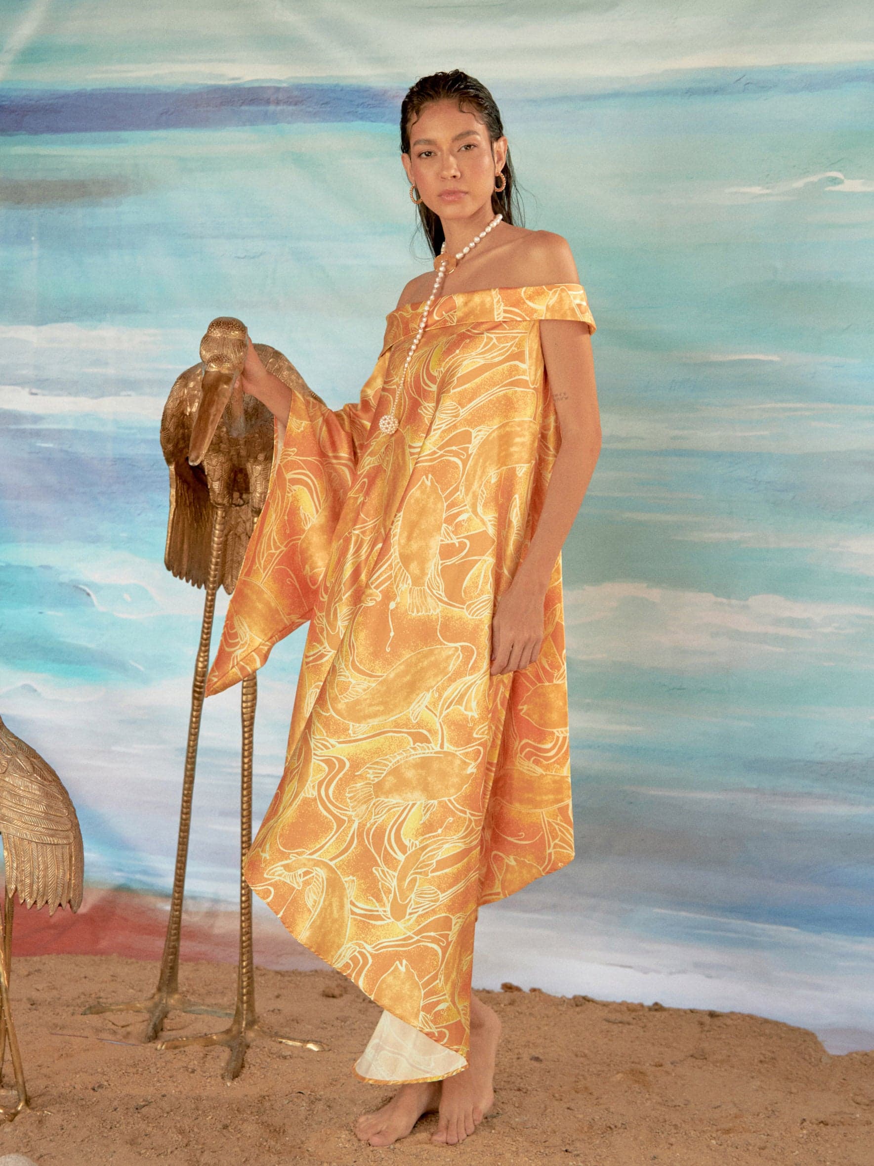 Vestido Sanai Peces Amarillos - imagen 2