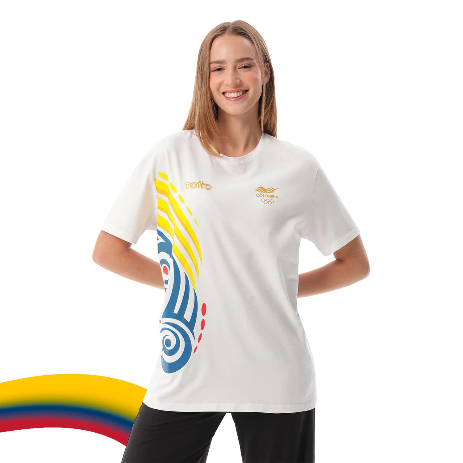 Camiseta Colombia Edición Comité Olímpico Colombiano Amarilla
