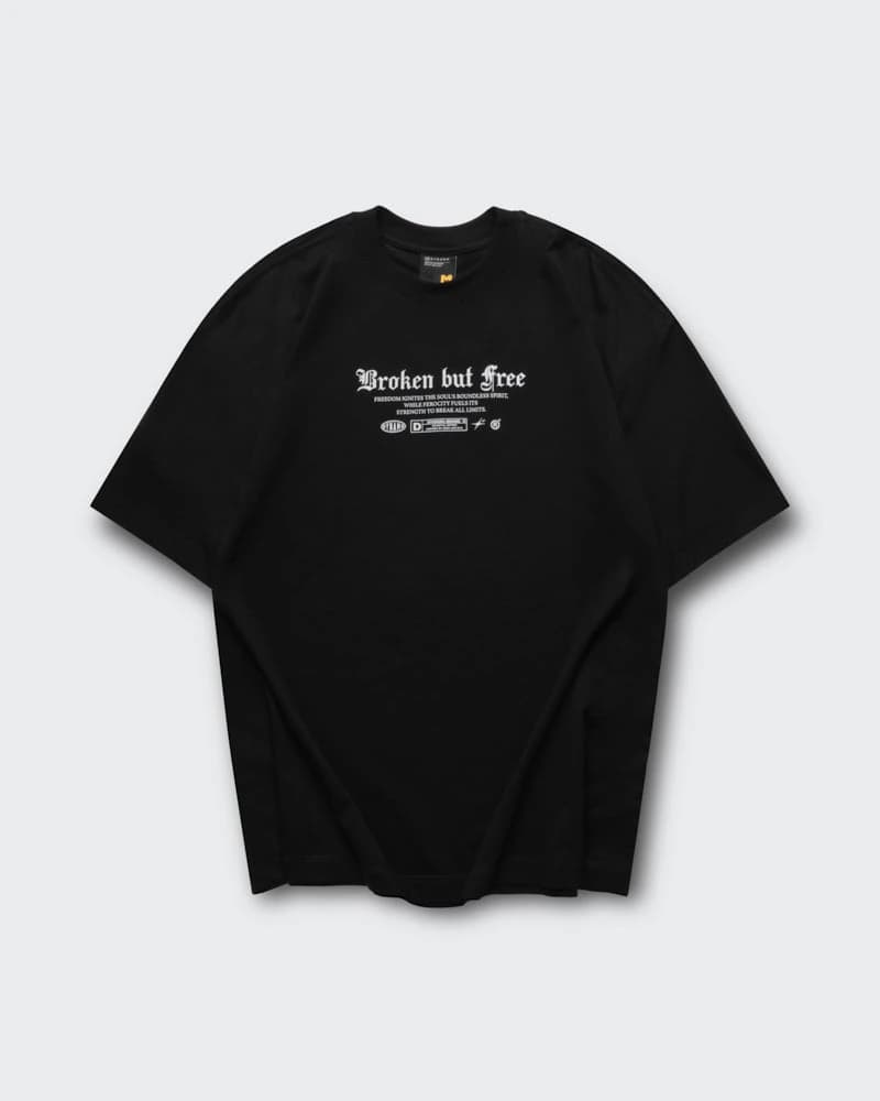 Camiseta Negra Oversize Fierce Mind - imagen 5