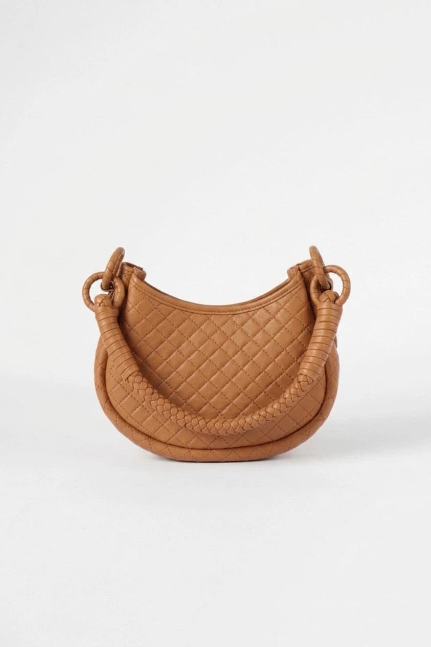Saddle Mini, Shoulder Bag - Honey