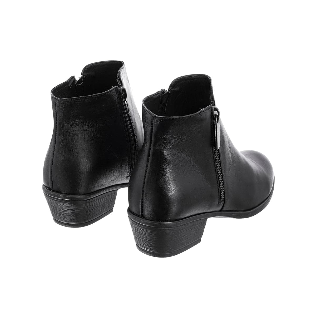 Botas Cremallera Cata Mujer Cuero Negro - imagen 2