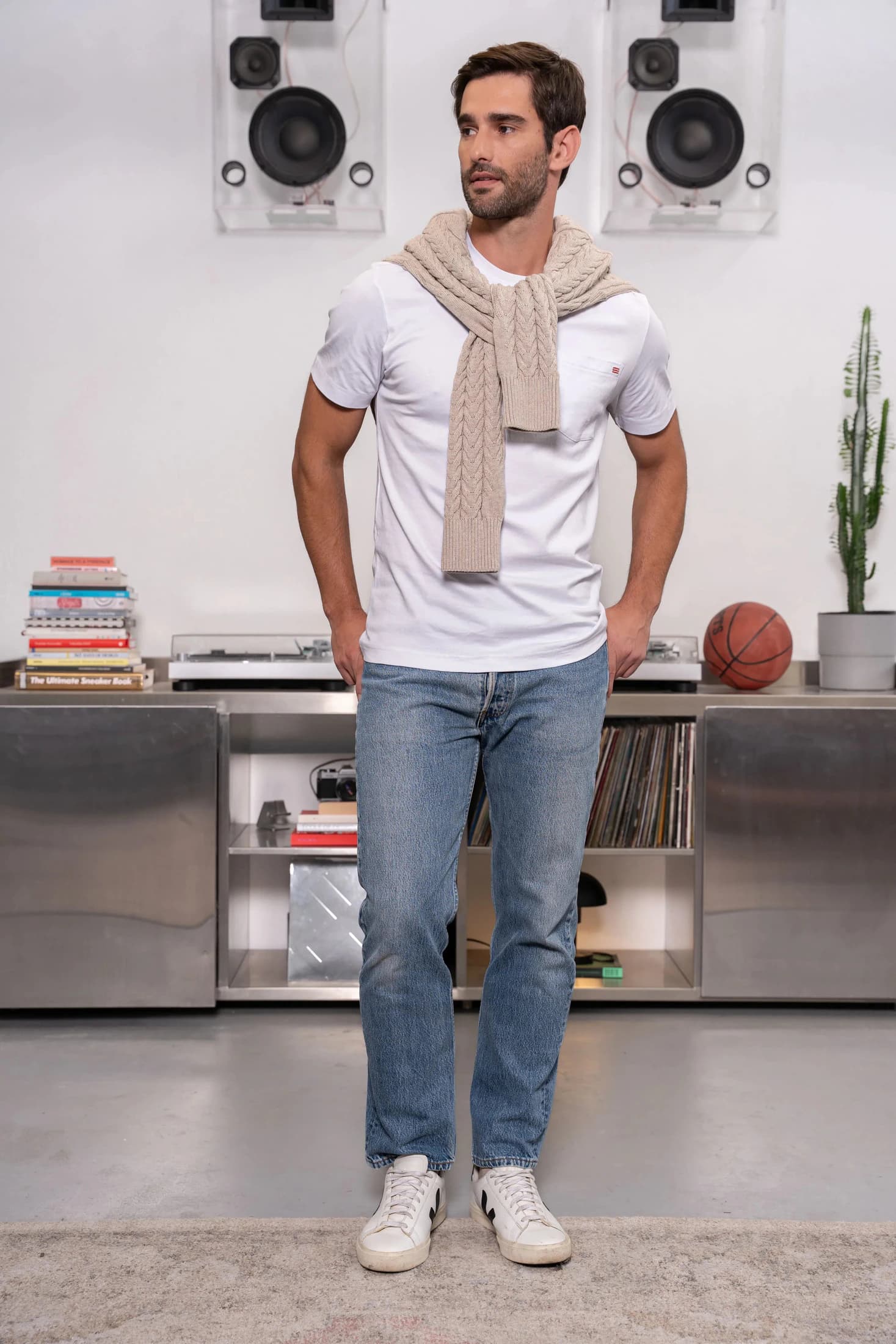 Camiseta Premium Hombre Blanco - imagen 3