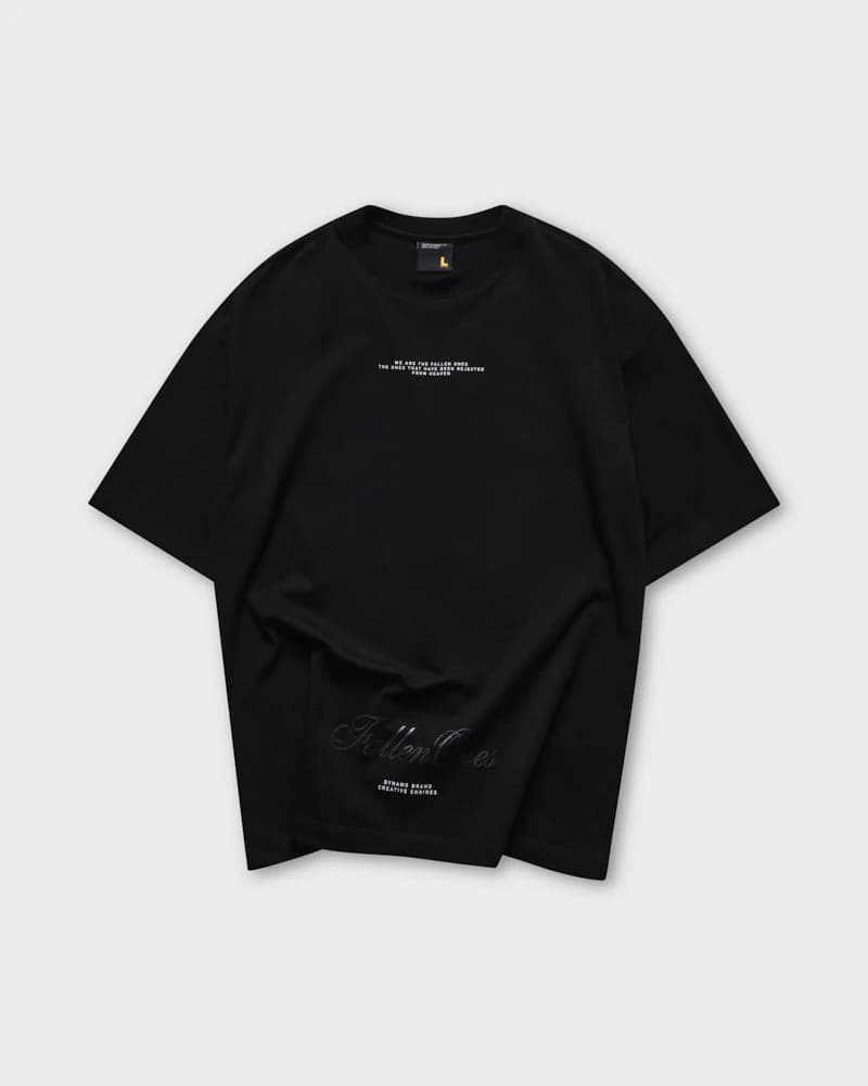 Camiseta Negra Oversize Lost Grace - imagen 4