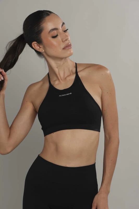 Racerback seamless Negro - imagen 4