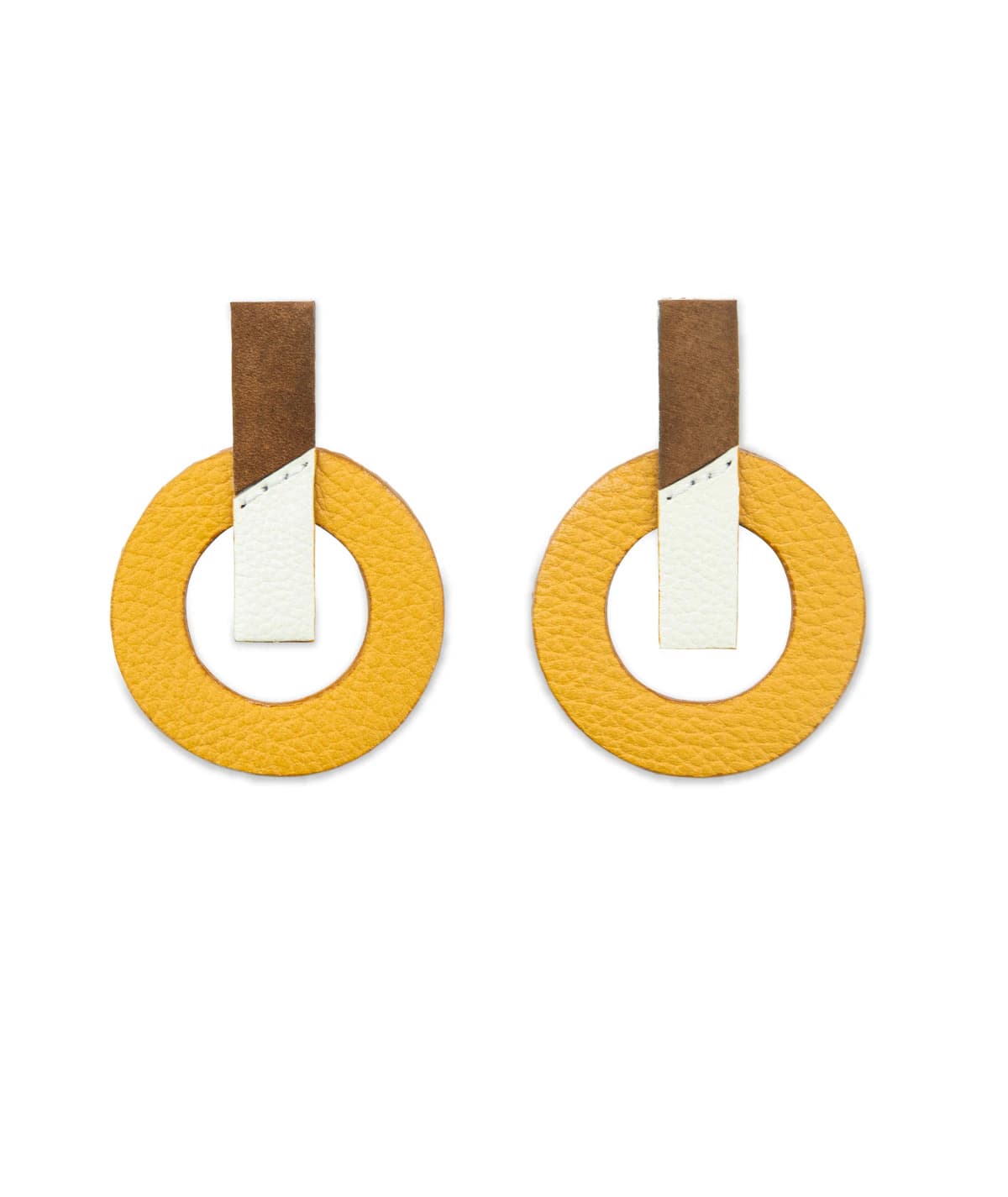 Aretes Sole mostaza