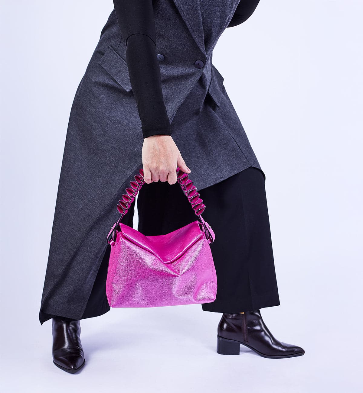 Ana Soft bag Nueva correa Ondas Fucsia