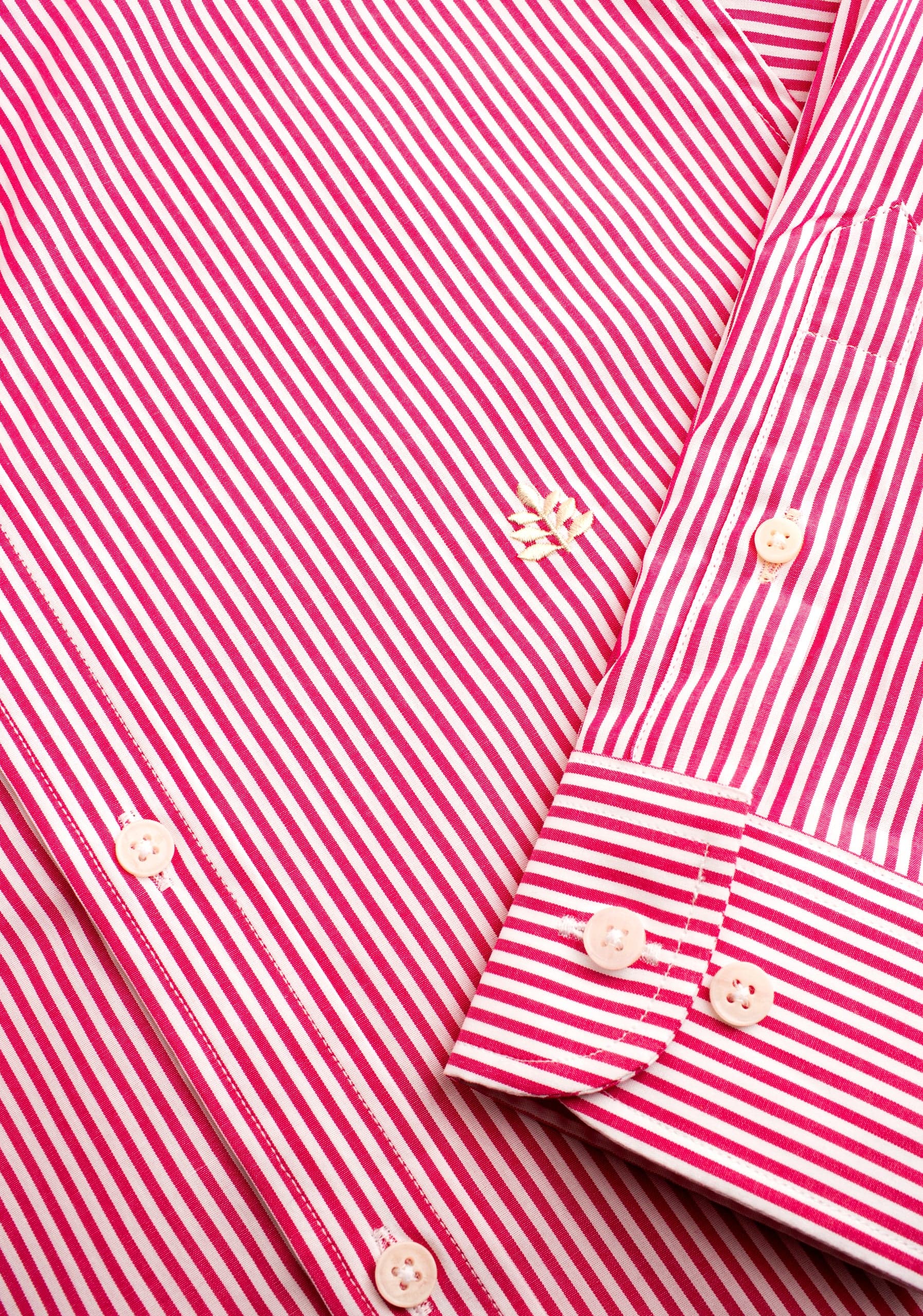 Camisa H CBD Rayas Med L-Hue Fucsia - imagen 3