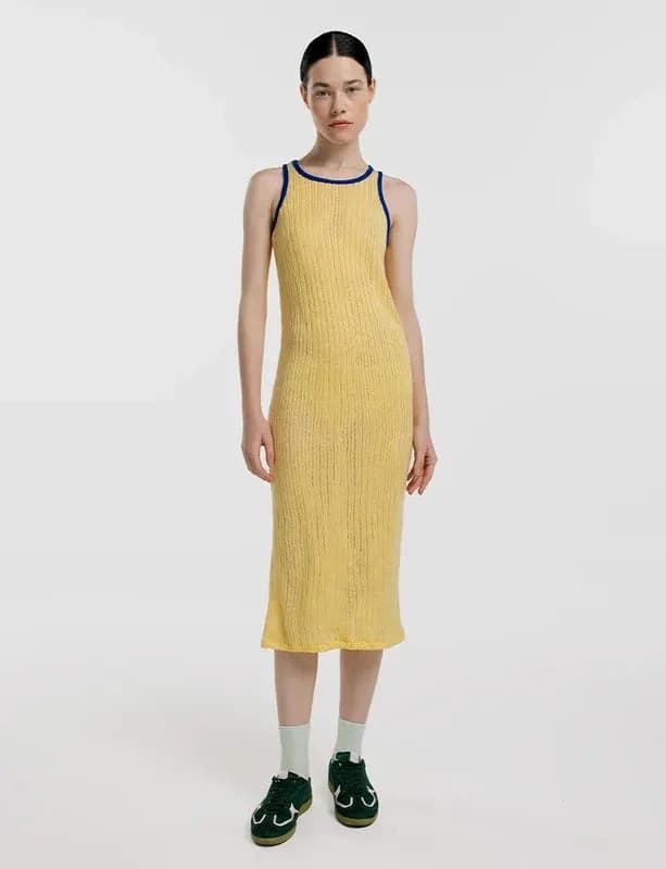 Vestido Midi Amarillo