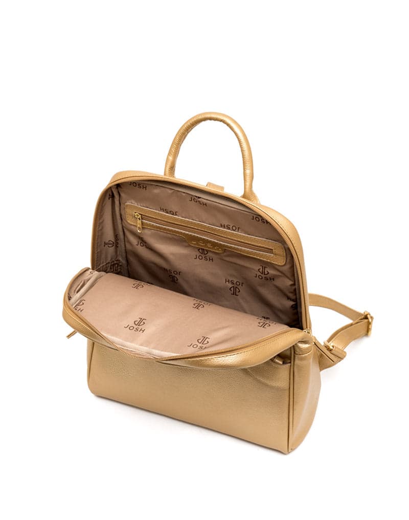 Morral mediano en cuero con grabado para dama REF P2918 - imagen 3