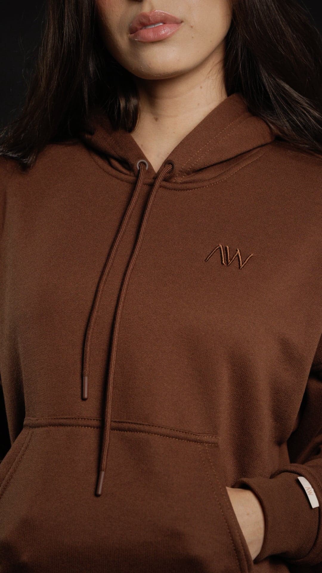 Hoodie Classic Women Chocolate - imagen 4