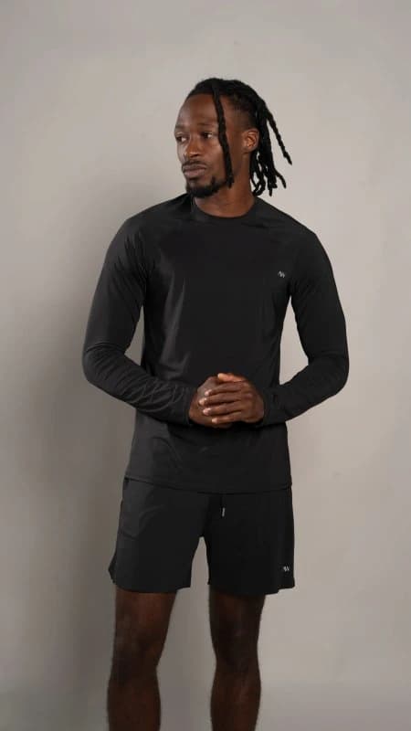 Long sleeve Men Negro - imagen 1