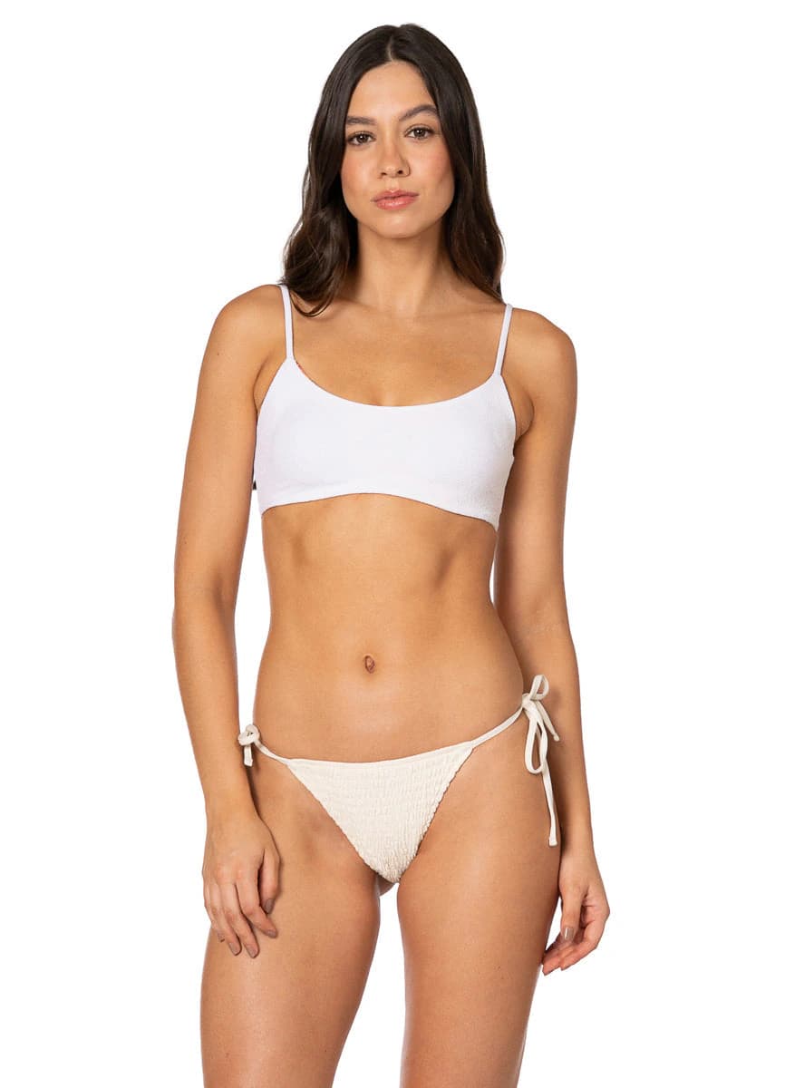 Maaji Brocade Lace Ceci Top Sporty Bralette Bikini Top - imagen 1