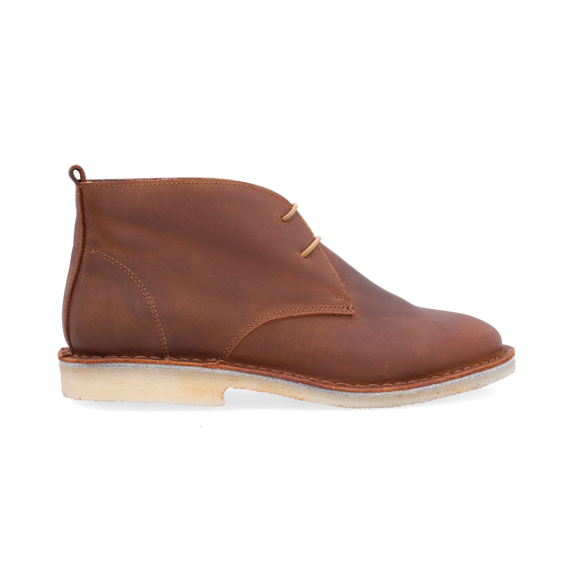Botas Desert Mujer Cuero Graso Café - imagen 4