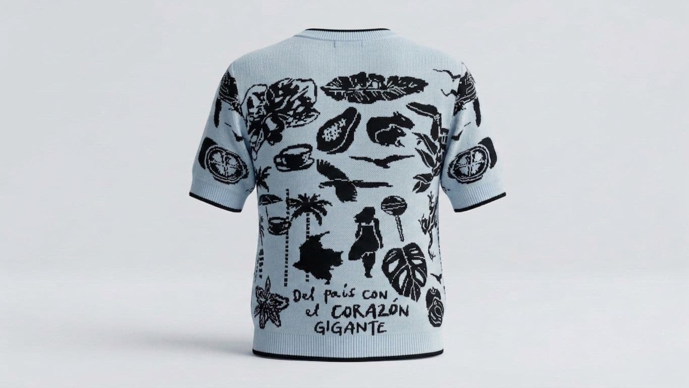 Camiseta Tejida -  Por Colombia - imagen 3