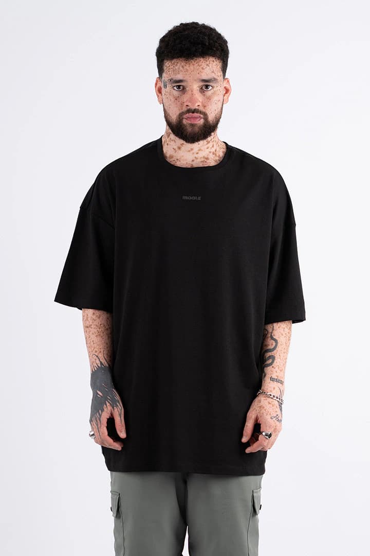 CAMISETA OVERSIZE ESSENTIAL EN ALGODÓN - imagen 2