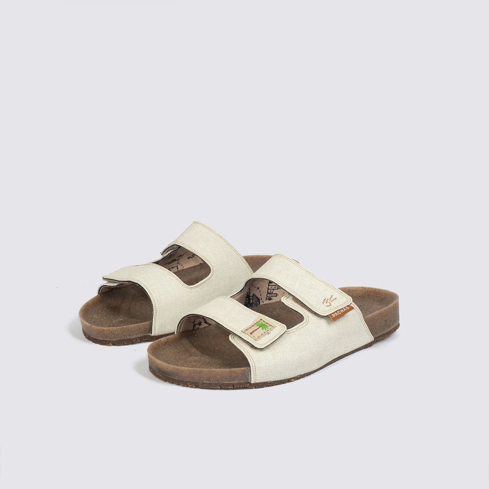 Sandalias dos correas "Bitacora" Blanca - imagen 3