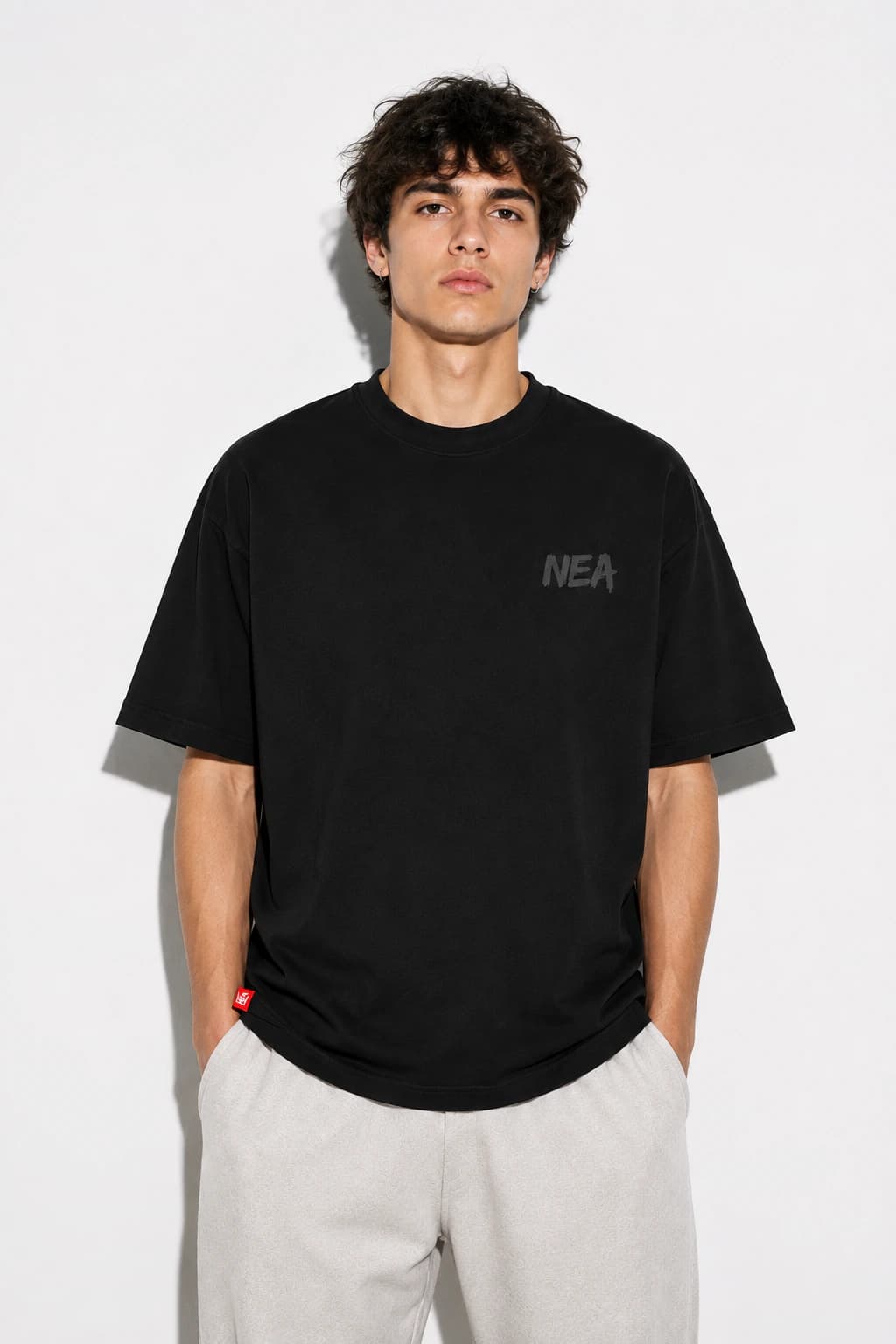 CAMISETA OVERSIZE CUBANO NEGRO NEA - imagen 4