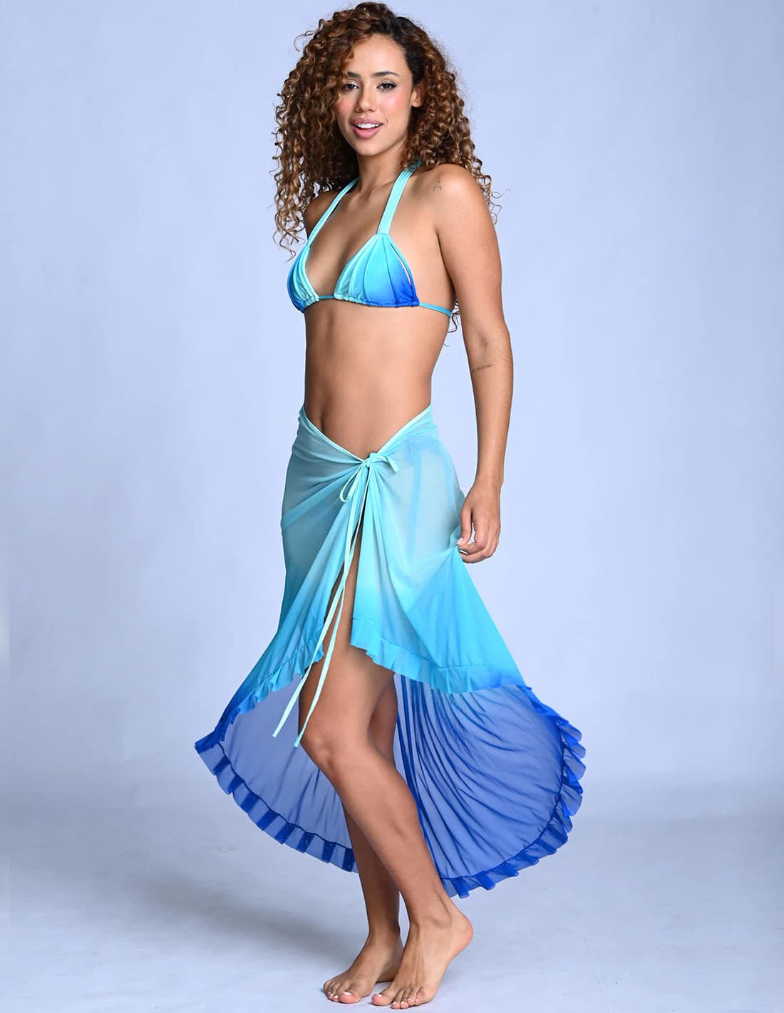 Pareo Calm Turquoise + King Blue - imagen 1